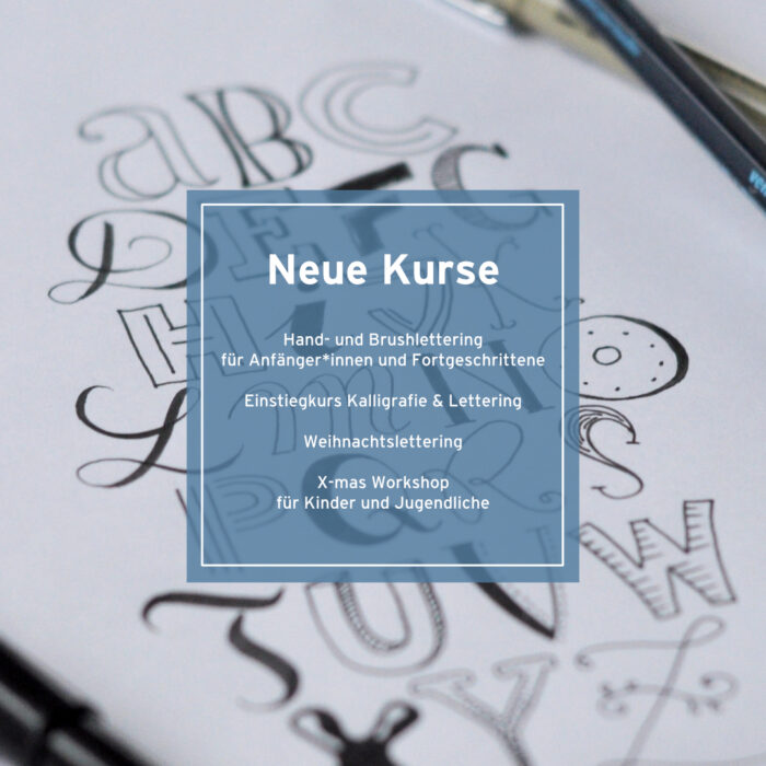 neue kurse für kalligrafie und lettering in hannover